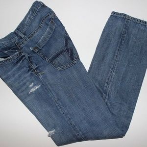 Union Denim Blue Jeans Falcon Straight Leg 32/34